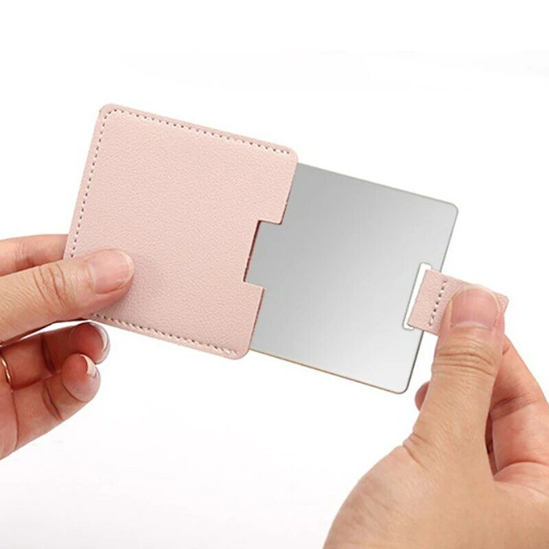 6 Colors Make Up Pocket Rectangle Foldable Compact Makeup Folding Mirrors Ultra-thin Makeup Mirror Vanity Mirror Cosmetic