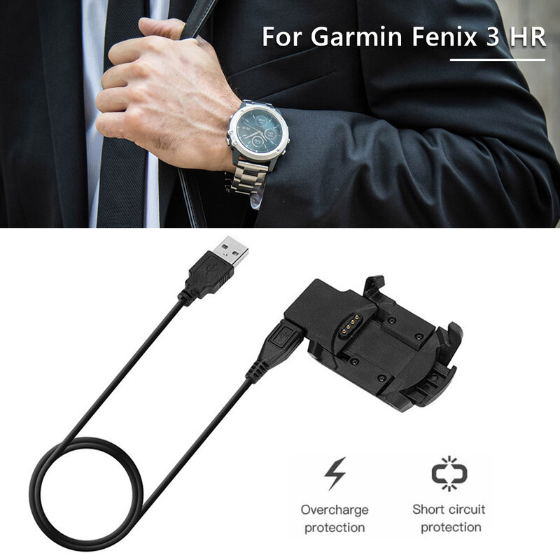 Smartwatch كليب جهاز شحن ل Garmin Fenix 3/Fenix 3 ساعة HR شاحن ساعة ذكية شاحن العالمي ل Fenix 3 الياقوت