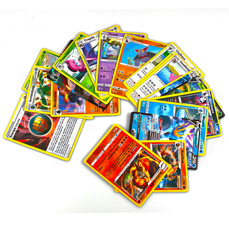 10 قطعة بوكيمون الإسبانية/الإنجليزية بطاقات Vmax Gx ميجا الطاقة مشرقة بوكيمون لعبة ببطاقات ورقية كارتي التداول جمع بطاقات بوكيمون