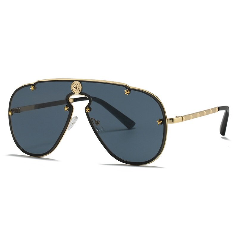 الفاخرة البهجة السيدات النظارات الشمسية العلامة التجارية بدون شفة ستار مصمم نظارات نسائية موضة أنيقة ظلال UV400