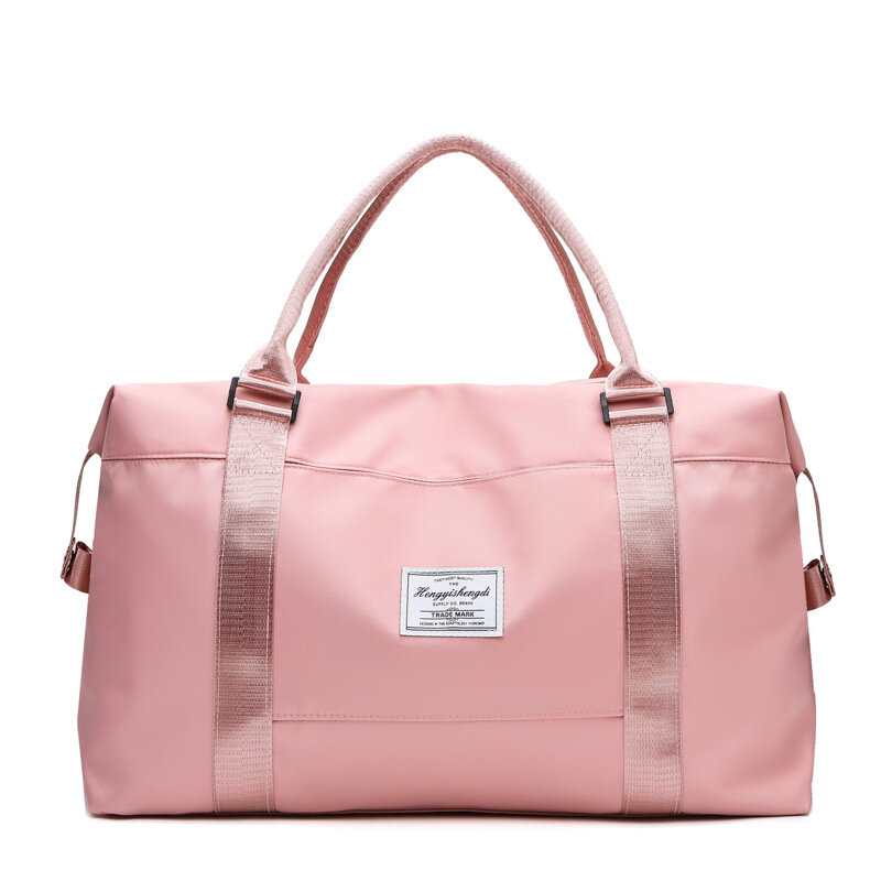 Travel Bag Handbag Dry and Wet Separation Fitness Sports Bag Large Capacity Waterproof Travel Bag Pink Duffel Bag #1