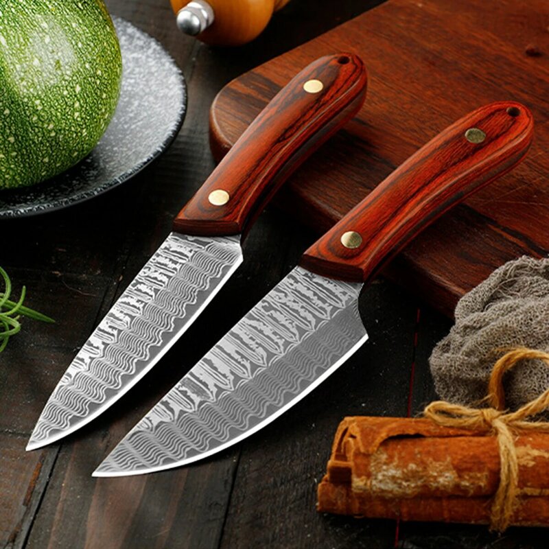 الفولاذ المقاوم للصدأ سكين نزع العظم سكين المطبخ اللحوم الساطور سكين الجزار سكينة للاستعمال الخارجي المحمولة سكين الطبخ أداة