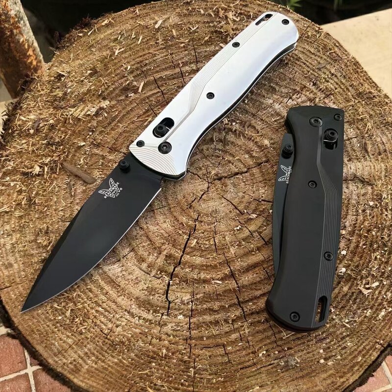 New Aluminum Handle M390 Blade Benchmade 535 Folding Knife Outdoor Safety Defense Pocket Military Knives Portable EDC Tool-BY50