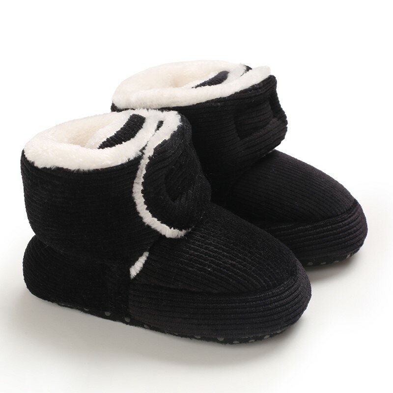 الشتاء طفل الفتيات حذاء من الجلد الفتيان الرضع لينة وحيد الأولى ووكر طفل الوليد عدم الانزلاق جميل Prewalker 0-18 متر الدافئة حذاء طفل