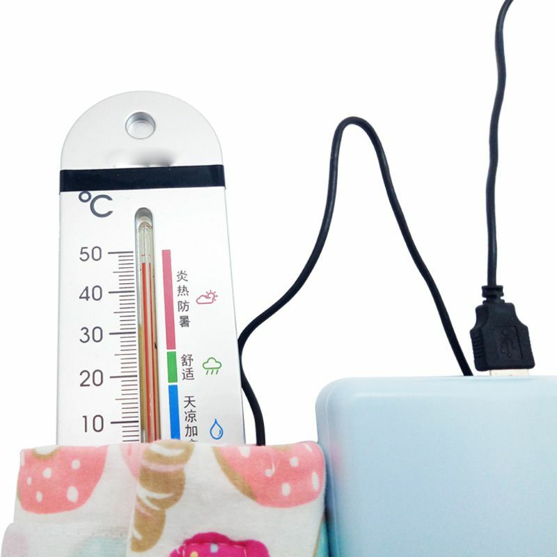 عربة السفر USB الحليب المياه دفئا حقيبة معزولة حراريًا زجاجة الرضاعة الطفل سخان 6 ألوان