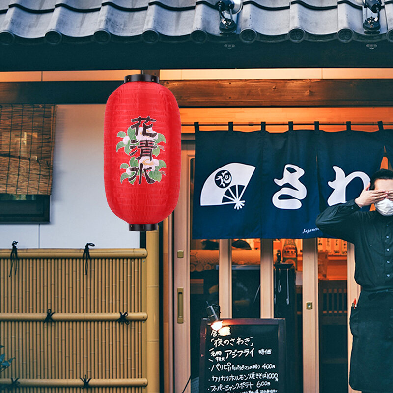 10 بوصة النمط الياباني معلقة الفوانيس القماش مقاوم للماء حانة البيت السوشي ديكور مطعم تسجيل مهرجان المنزل الديكور فانوس