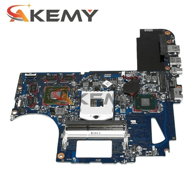 Akemy 654173-001 كمبيوتر محمول لوحة رئيسية لأجهزة HP الحسد 14 14-2000 سلسلة PCA SYS مجلس HM65 DSC HD6630M 1GB 6050A2443401-MB-A02 #2