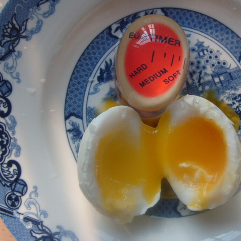 1 قطعة البيض الكمال اللون تغيير الموقت لذيذ لينة البيض المسلوق الطبخ المطبخ صديقة للبيئة الراتنج البيض الموقت الأحمر الموقت أدوات