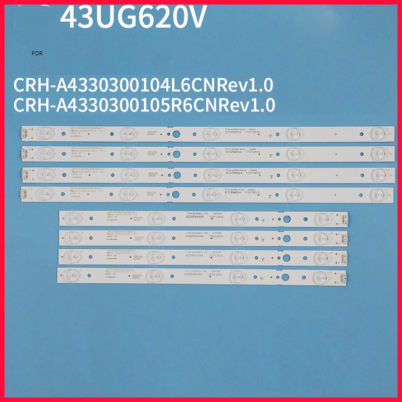 جديد LED الخلفية قطاع ل LG 43UG620V 43UJ620V 43UJ6200-UA باناسونيك التلفزيون TH-43FX680C SW43D09L-ZC22AG CRH-A4330300104L6CNRev1.0