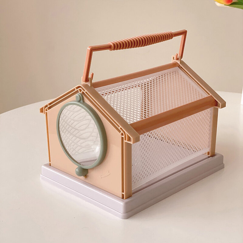 صندوق مراقبة تغذية الحشرات تصميم جذاب ألعاب زجاجية للأطفال مجموعة مغامرة في الهواء الطلق