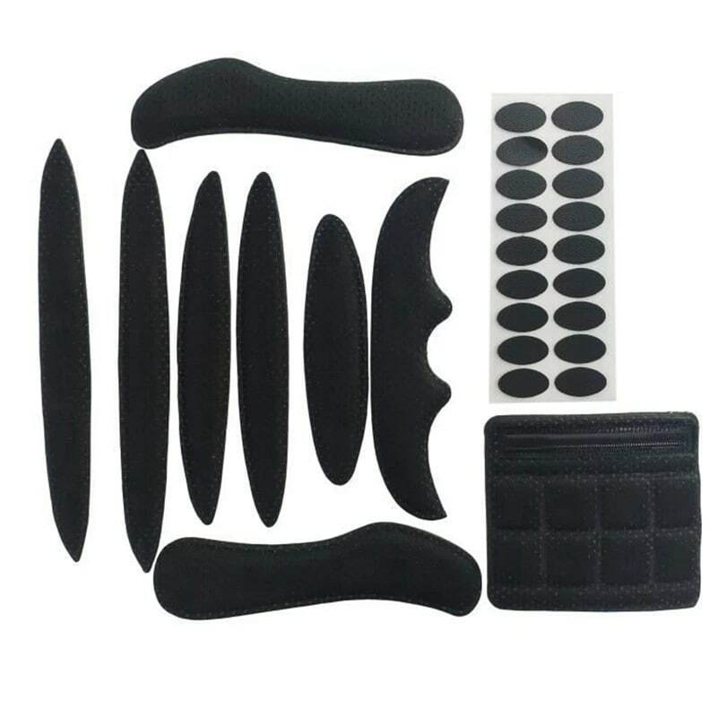 4 Pack Universal Cycling Replacement Sponge Pads Set Helmet Cushions Kit For Bike Cycling Motorcycle Helmet,Black #6