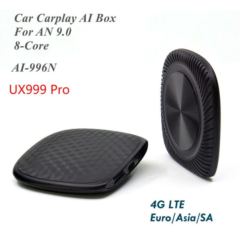 UX999 برو Carplay Ai صندوق صغير أندرويد Ai صندوق لاسلكي لاسلكي أندرويد 9.0 4GB + 64GB 8 Core نظام ذكي للسيارة #1