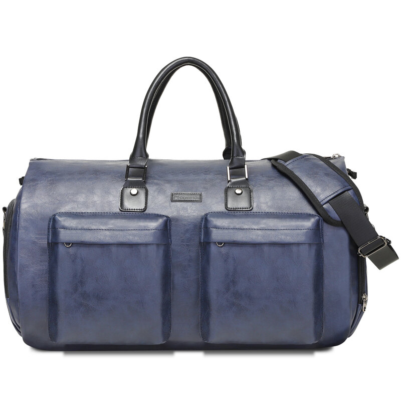 Modoker حقيبة سفر الملابس مع حزام الكتف حقيبة من القماش الخشن تحمل على حقيبة معلقة حقائب عمل الملابس جيوب متعددة