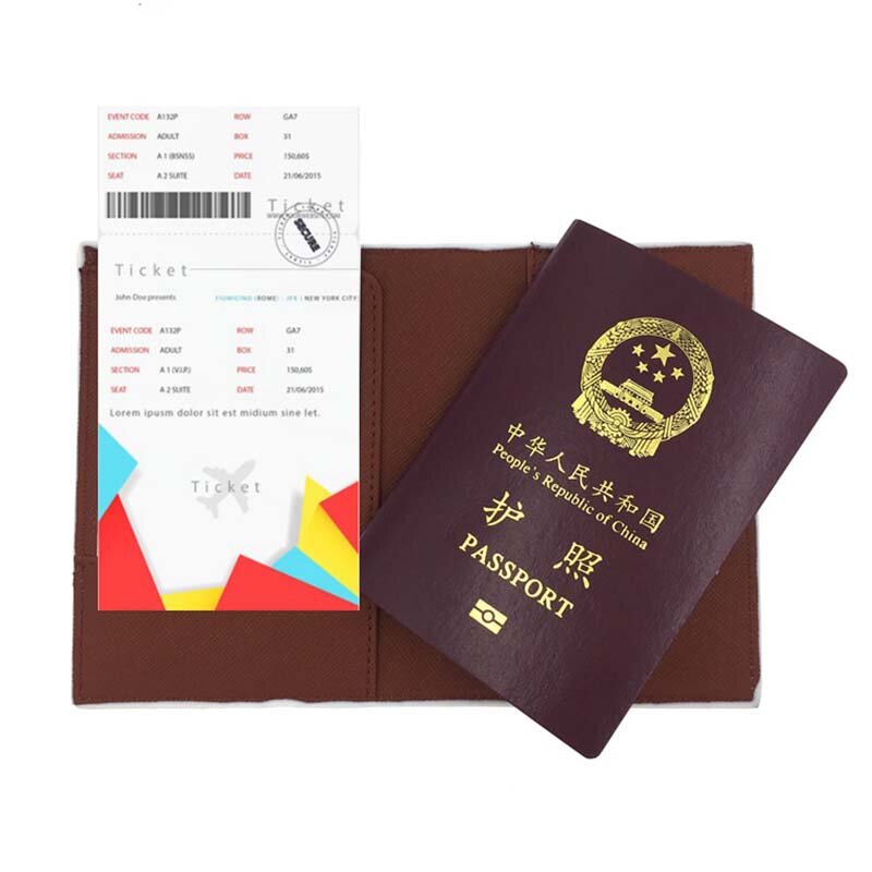 أحدث إكسسوارات السفر حامل جواز سفر بولي Leather الجلود Kawaii الباندا السفر جواز سفر حافظة عالية الجودة حاملي بطاقة الهوية