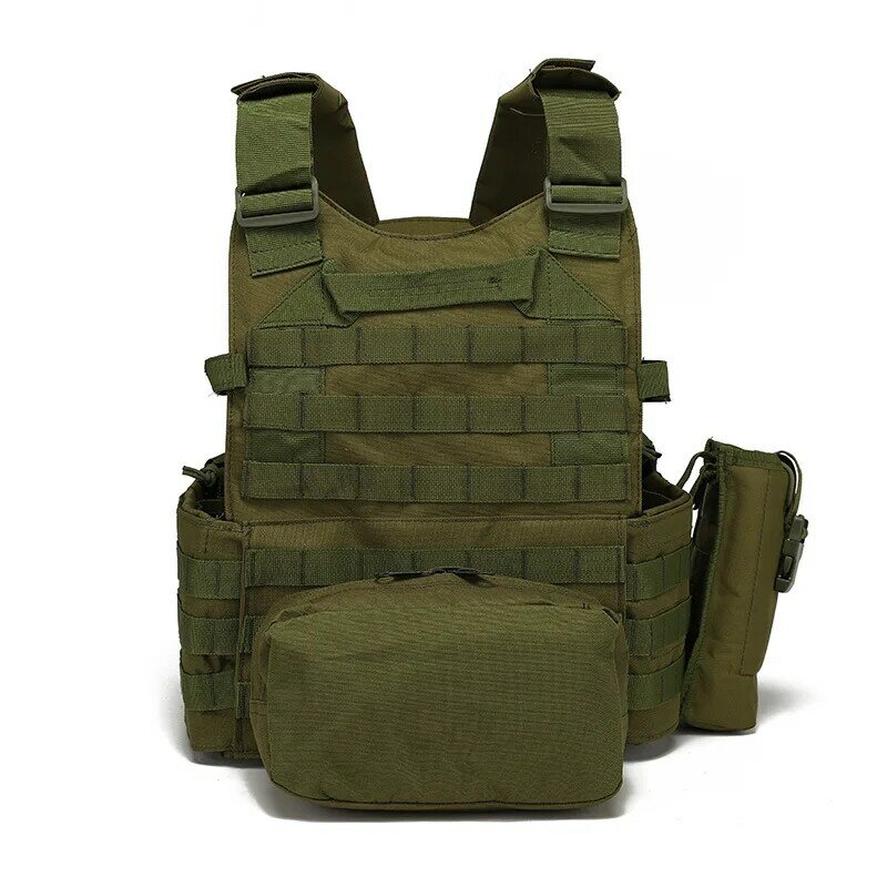 Outdoor Tactical Multi-function MOLLE Expansion Convenient Military Training CS Combat Exercise Combination Vest Bag 2022 New