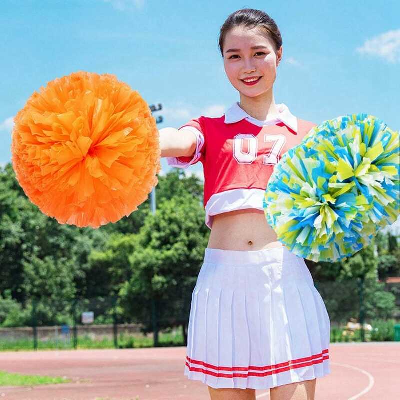 Costume Double hole handle Cheerleading Cheering Ball Dance Party Decorator Cheerleader Pom Poms Club Sport Supplies