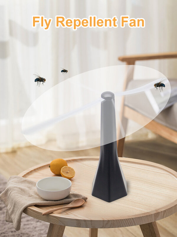 Fly Repellent Fan Food Protector Fly Destroyer Keep Flies Bugs Away From Food Pest Repellent Table Fan Bug Deterrent Fan