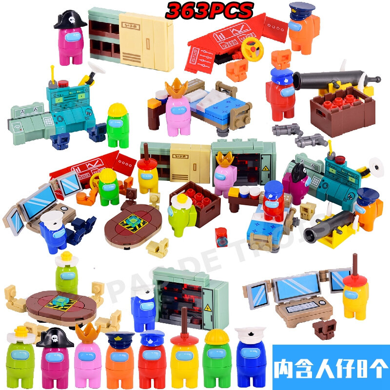 لعبة على شكل شخصيات فضائية أمريكية مُجسمة لعبة على شكل مجموعة مكعبات بناء كلاسيكية لعبة أطفال هدية للأطفال