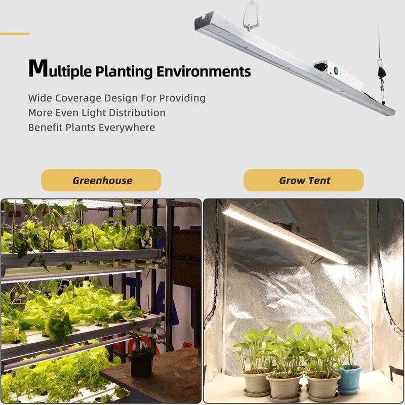 مصباح LED كمومي لزراعة النباتات ، مصباح سامسونج LM301B 660nm كامل الطيف 300 وات 3500K لزراعة النباتات في الأماكن المغلقة ، خيام دفيئة
