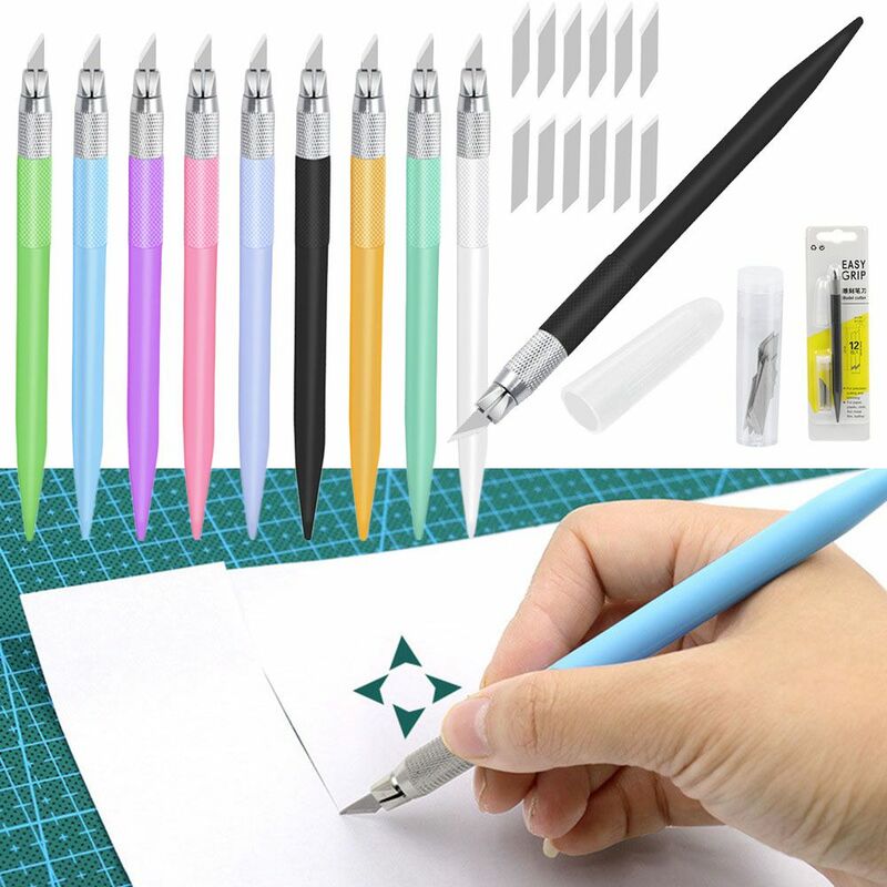 DIY Carving Knife Hand Account Tape Portable Knife Craft Cutting Tool Precision Blade Paper Cutter Art Knife Pen #1