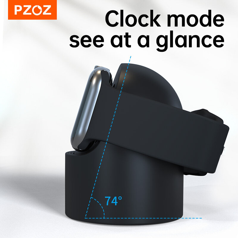 PZOZ حامل شاحن ل أبل سلسلة ساعة الترا 8 7 6 SE 5 4 3 2 ل iWatch حامل سطح المكتب قوس شحن لاسلكي اكسسوارات
