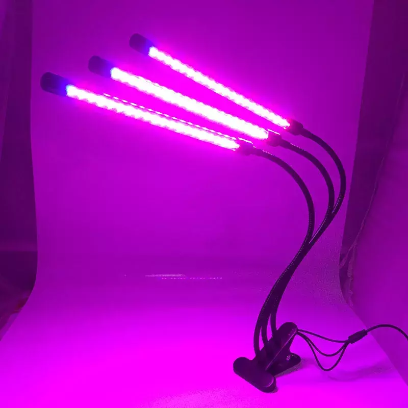 جديد 2/3/4 رأس usb توقيت LED تنمو ضوء النباتات تنمو 5 فولت الموقت داخلي تزايد زهرة الدفيئة 5 فولت مصباح الإضاءة فيتو