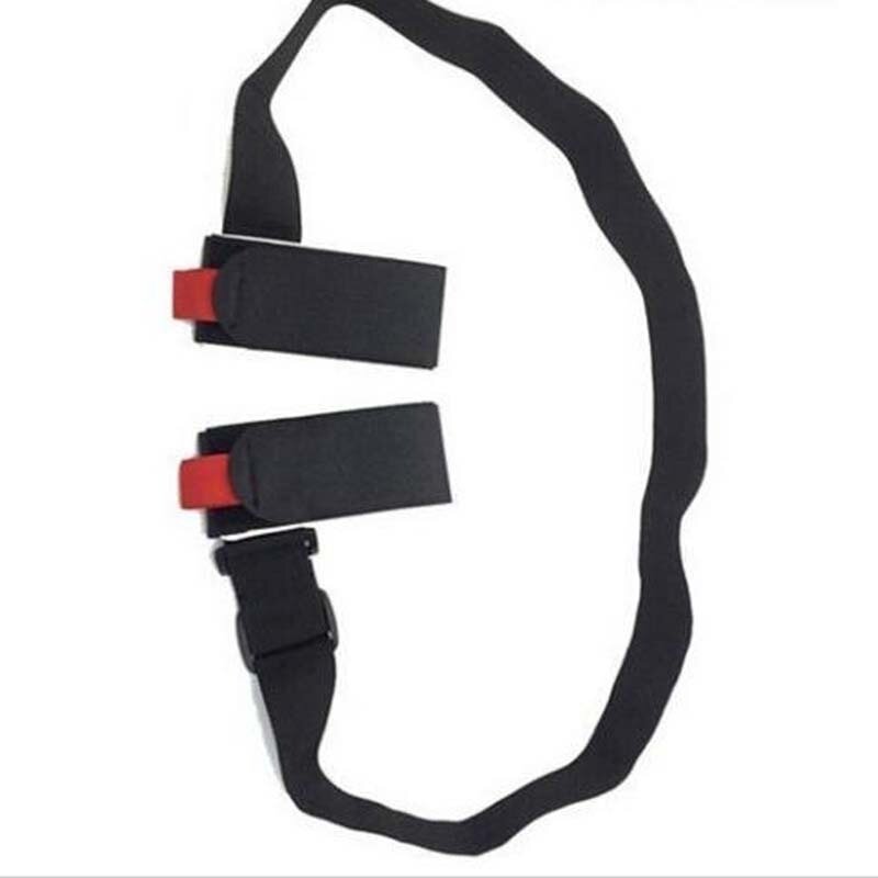 Hot Skiing Pole Shoulder Hand Carrier Lash Handle Straps Adjustable Buck Hook Loop Protecting Black Nylon Ski Handle Strap Bags