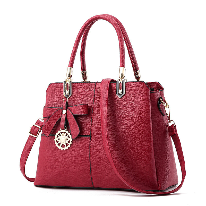2022 الخريف/الشتاء المرأة الجديدة حقيبة سعة كبيرة مطابقة اللون حقيبة يد واحدة الكتف حقيبة مقصية