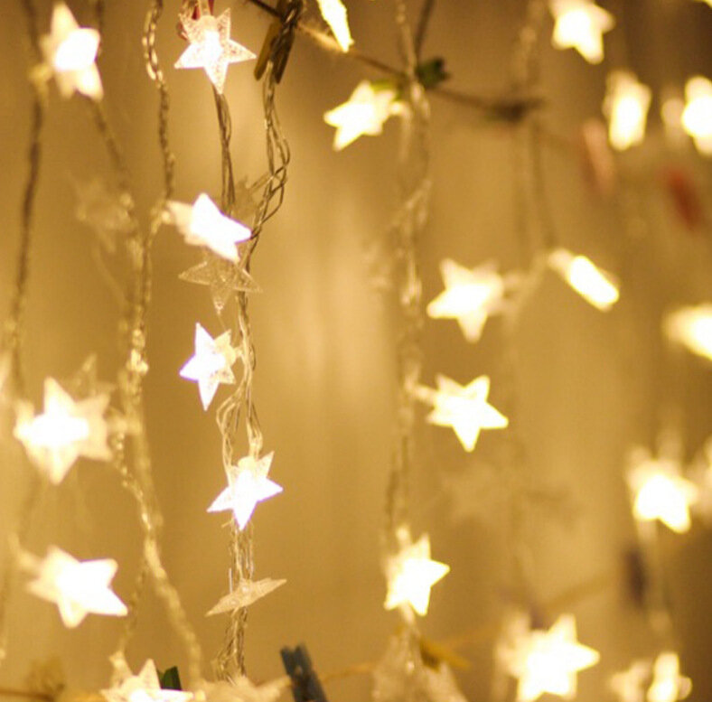 الجنية أضواء جارلاند Led أضواء ستار سلسلة ضوء لعيد الميلاد زينة للمنزل بطارية تعمل بالطاقة جارلاند السنة الجديدة 2022 ديكور
