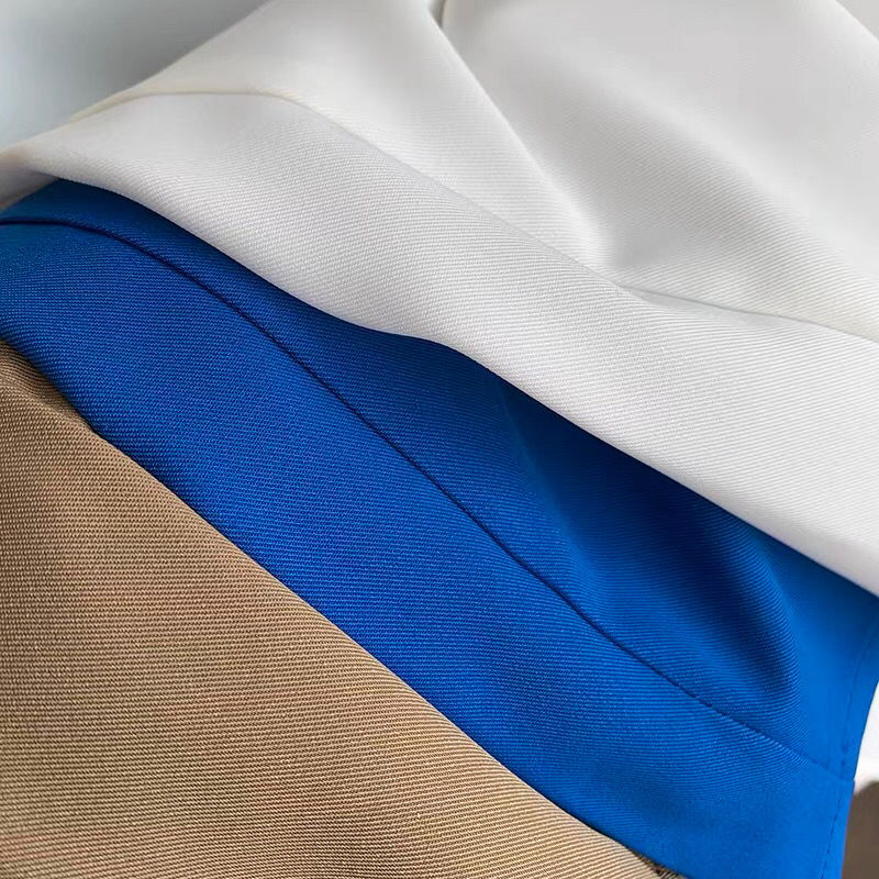 أزرق ساج زر حتى قميص أنيق تصميم ملابس خريفية للنساء 2022 موضة الكل مباراة كم طويل فضفاض الأساسية Blusa Feminina