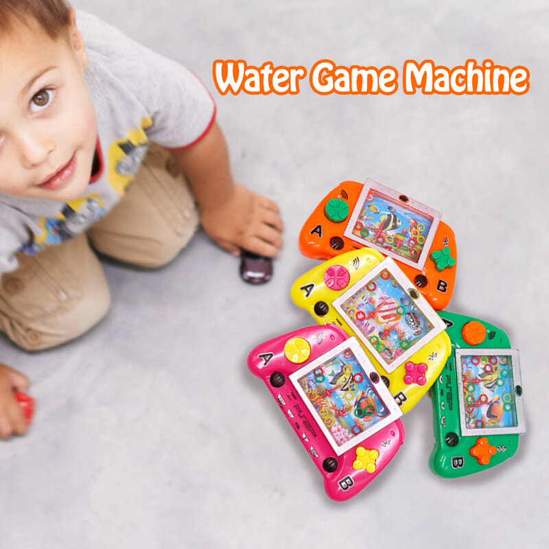 Cultivate Kid Thinking Ability Toys Water Ring Toss Child Handheld Game Machine ParentChild Interactive Game Toys Random Color