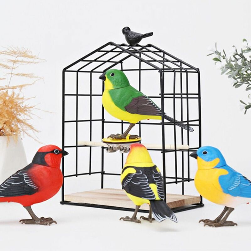 هدية الموسيقى التعليمية التحكم الصوتي الغناء الطيور التفاعلية الإلكترونية اللعب محاكاة الطيور #6