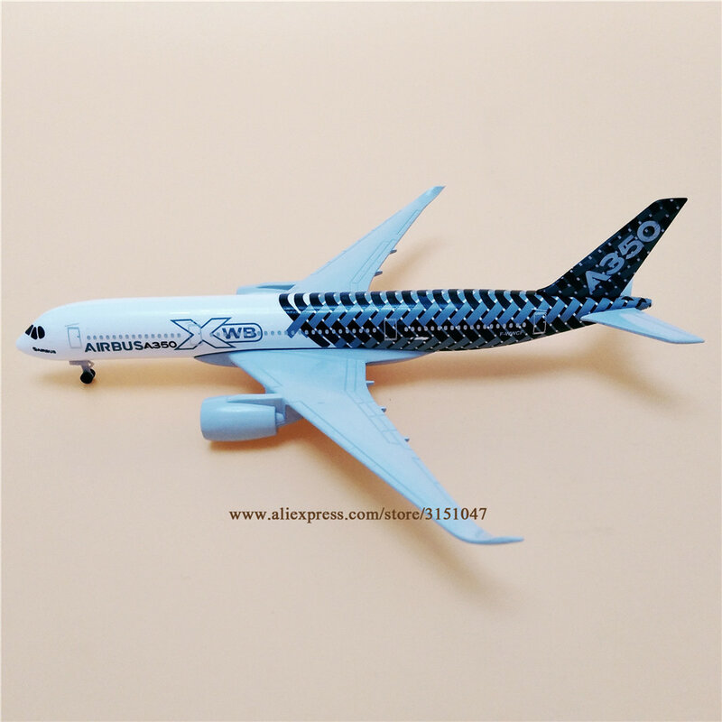 نموذج طائرة ايرباص A350 350 ، نموذج طائرة سبيكة معدنية ، لعبة أطفال مصبوبة ، هدية ، 20 سنتيمتر