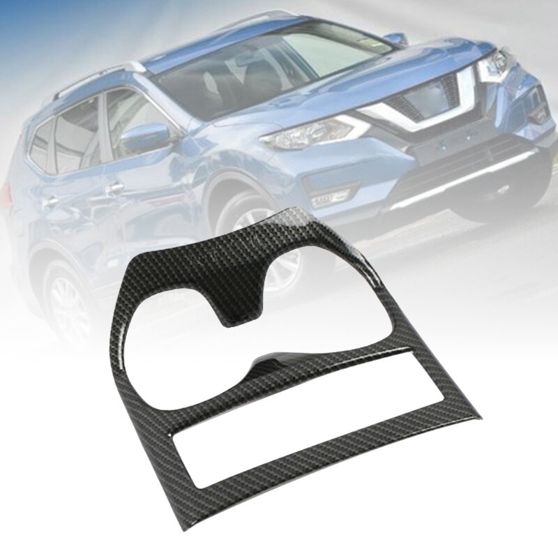 Car Water Cup Holder Drink Cup Frame Trim Cover Sticker Styling for Nissan X-Trail T32 X Trail Rogue 2014-2018