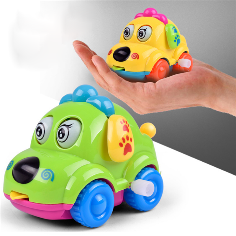 1 قطعة التعليم المبكر لعبة طفل يختتم عقارب الساعة سيارة لعب للأطفال والأطفال الفتيان والفتيات ، لون عشوائي يختتم اللعب