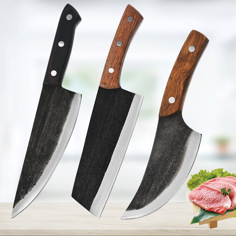 مزورة مطرقة نمط الشيف سكين تقطيع سكين اللحوم سكين نزع العظم سكين الجزار سكين المطبخ المنزلية