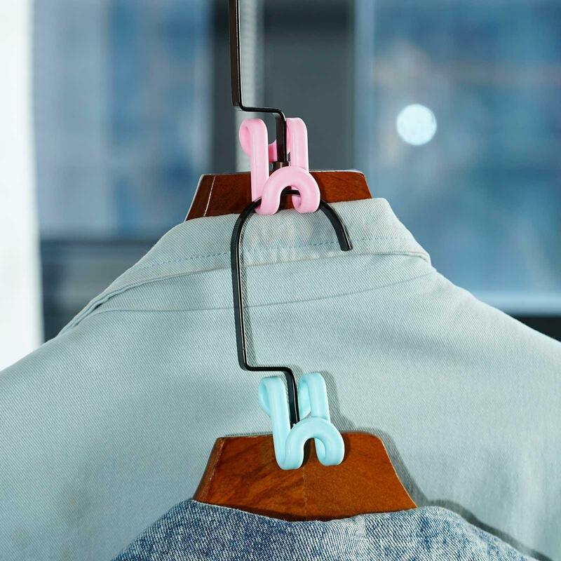 Clothes Hanger Stacking Mini Hook S-shaped Hanger Connection Hanger Hook Storage Wardrobe R4H2 #1