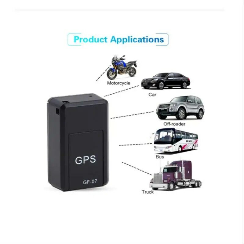 2024 جديد المغناطيسي GF07 لتحديد المواقع أداة تتبع GSM صغيرة في الوقت الحقيقي تتبع محدد لتحديد المواقع سيارة دراجة نارية التحكم عن بعد تتبع رصد