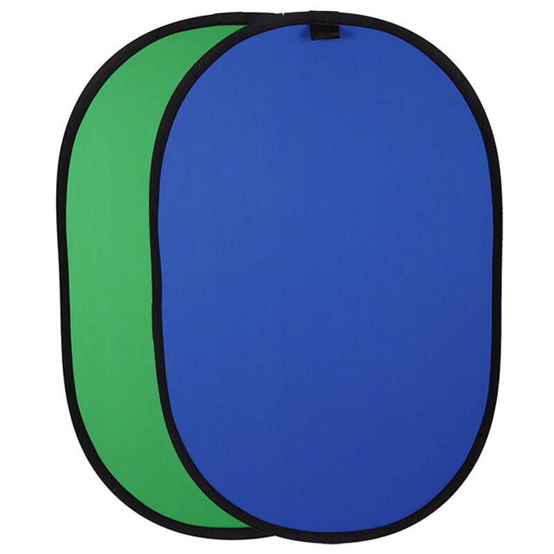 خلفية كروماكي محمولة قابلة للطي شاشة زرقاء 2 في 1 و شاشة خضراء Ki