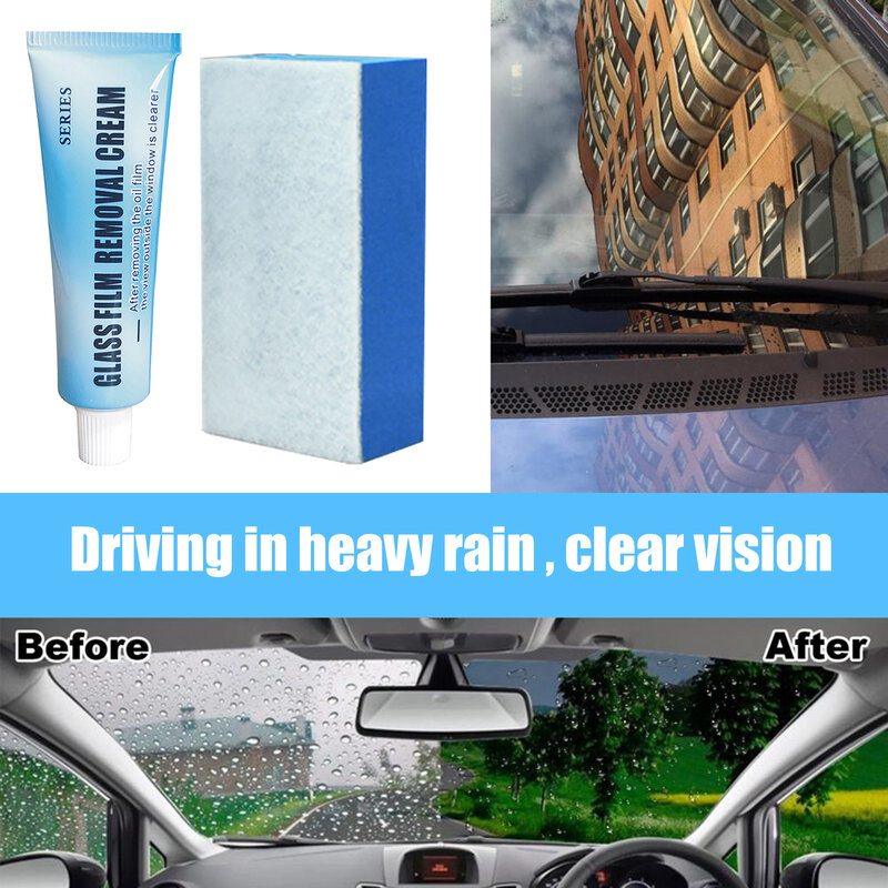 نافذة السيارة النفط مزيل بقع قوية إزالة التلوث مرآة نظافة صديقة للبيئة السيارات الزجاج الأمامي عميل التنظيف الاستخدام المنزلي
