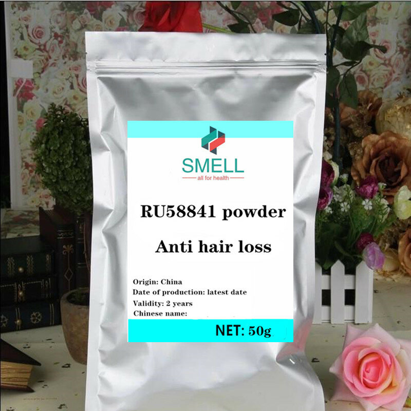 جودة عالية رائجة البيع RU58841 مسحوق PSK3841 HMR3841 99% مكافحة تساقط الشعر مساعدة الشعر تنمو CAS 154992-24-2