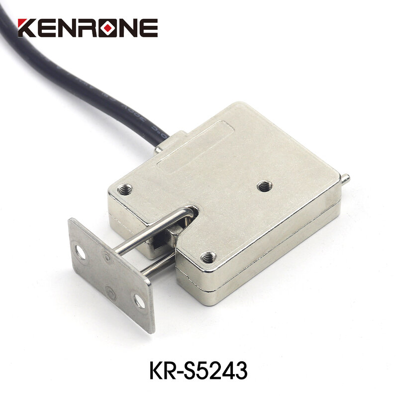 KENRONE تيار مستمر 12 فولت/24 فولت سبائك الزنك قفل الكهرومغناطيسي المصغر بدون مفتاح أقفال خزانة كهربائية خفية لخزانة صغيرة/خزانة معدنية