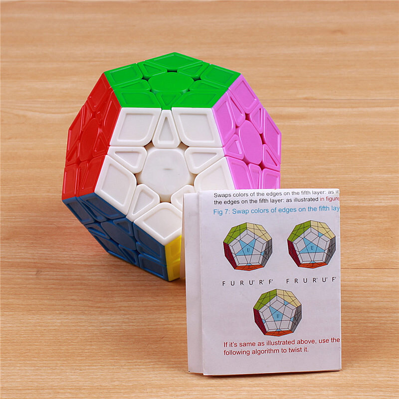 ألعاب QYTOYS megaminxads مكعبات سحرية سريعة احترافية من 12 جانب مكعب megaminx ألعاب تعليمية للأطفال