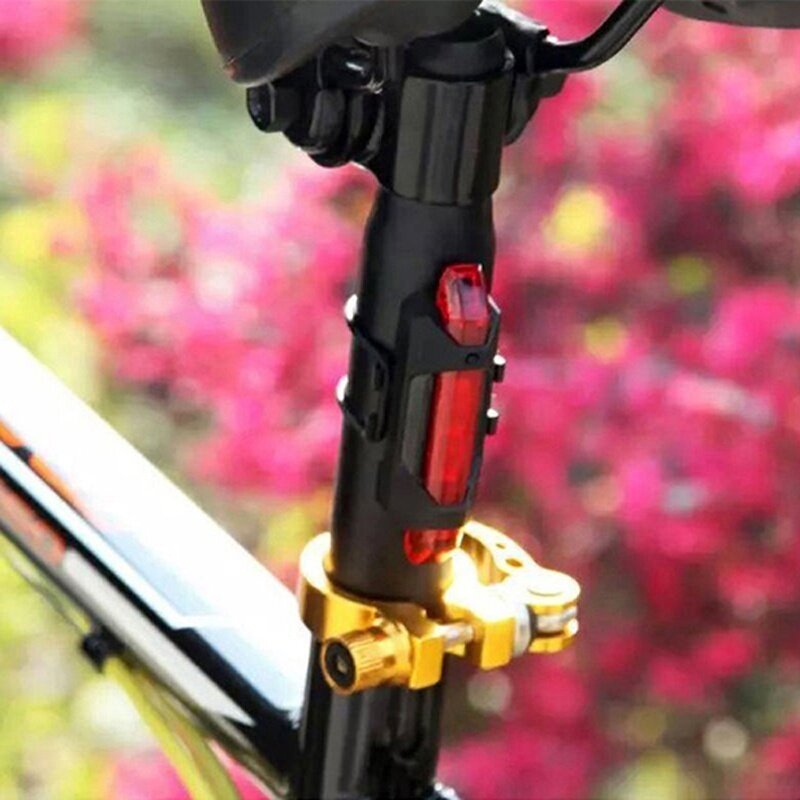 دراجة ضوء مقاوم للماء الخلفي الذيل ضوء LED USB نمط قابلة للشحن أو بطارية نمط الدراجة الدراجات ضوء المحمولة