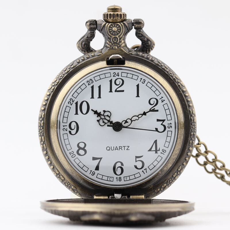 الإبداع تصميم كوارتز ساعة الجيب ريترو قلادة قلادة أفضل الهدايا للرجال النساء reloj mecanico bolsillo