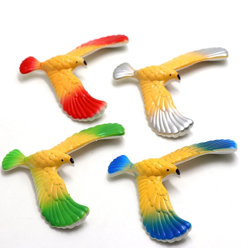 3X ماجيك موازنة الطيور العلوم مكتب لعبة موازنة النسر الجدة متعة مع حامل الهرم ، لون عشوائي
