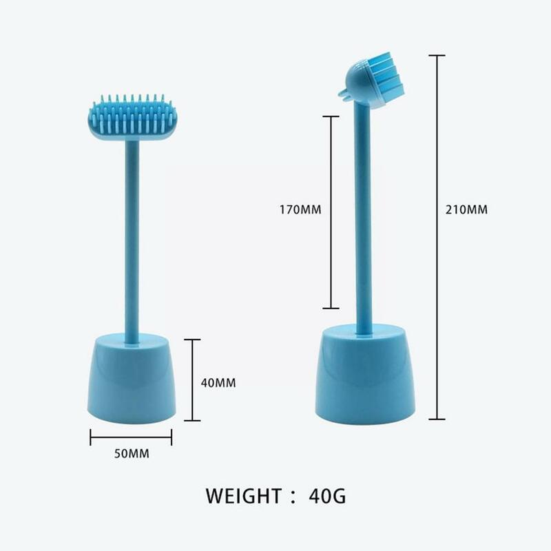 Pet Grooming Brush Long Handle Cat Massage Brush Pet Grooming Fur Cat Comb Hair Knot Removal Pet Shedding Cutter Tools Dog Z9S0 #2