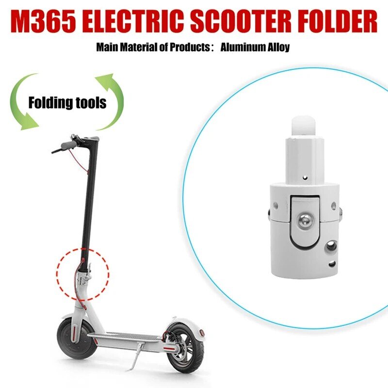 Scooter Folding Pole Base For Xiaomi M365 Electric Scooter Folding Rod Base Lock Replacement Accessories