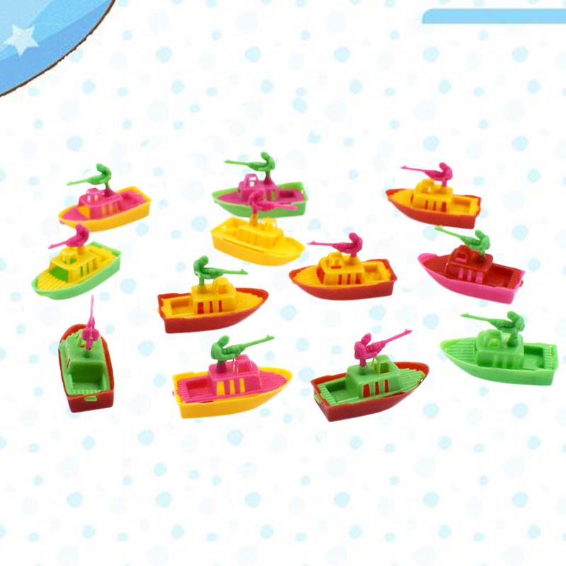قارب صغير من البلاستيك للأطفال ، لعبة محاكاة ، قتال ، للأطفال الصغار ، لون مختلط ، 20 قطعة #5