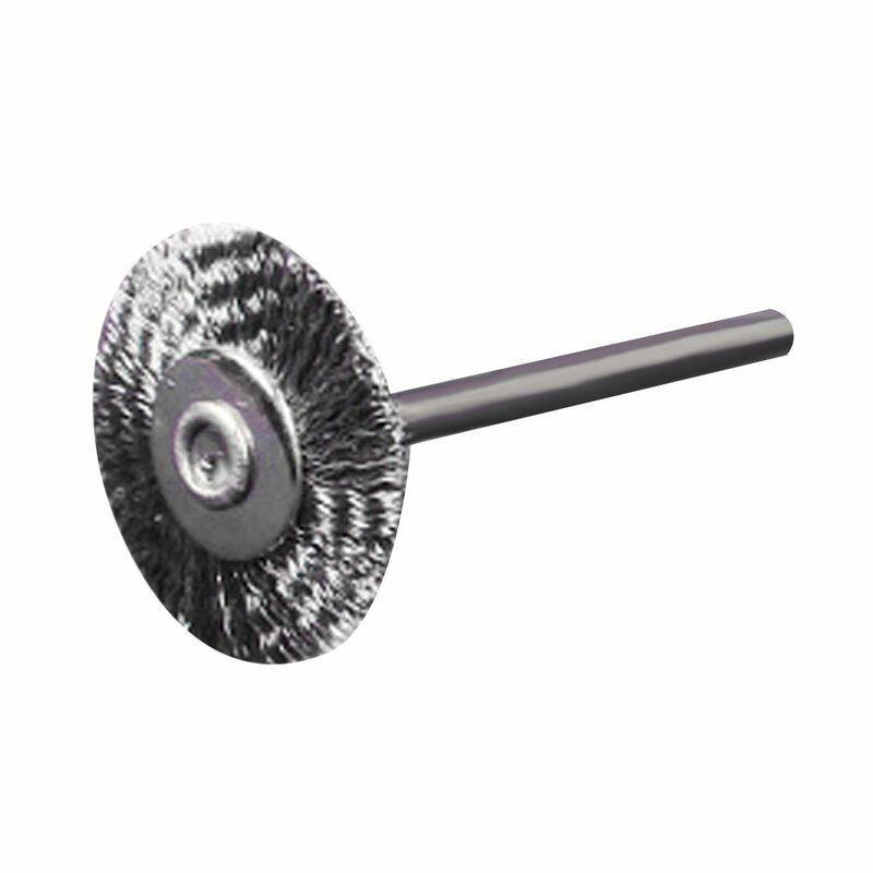 T-شكل عجلة أسلاك الفولاذ فرش 3 مللي متر عرقوب نظيفة ل أدوات دوارة العملي جلخ